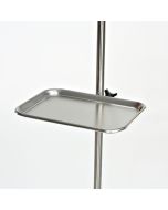 IV Pole Stainless Steel Tray