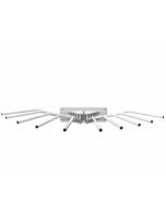 Wall Mounted Apron Rack with 10 Swing Rods