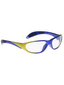 Blue-Yellow Wrap Around Lead Glasses 