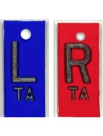 Alum Markers 5/8" L&R (Blue Red Standard)