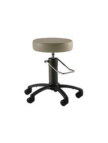 Adjustable Surgical Stool w/ Black Aluminum Base