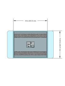 Siemens Foot / Head Extension Pad and Slicker Cover
