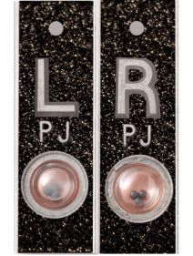 Position Indicator X-Ray Markers (Black Glitter)