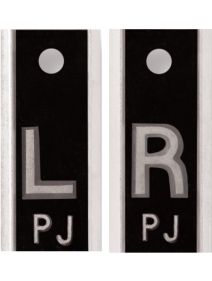 Black Elite Aluminum X-Ray Lead Markers 