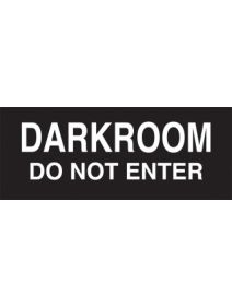 Darkroom Sign (Black)