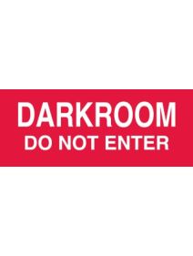 Darkroom Sign (Red)