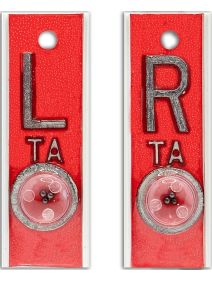 Red Glitter Position Markers