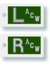 Emeral Green Horizontal Lead X-Ray Markers
