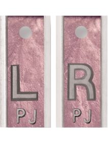 Aluminum X-Ray Markers Lavender Frost Metallic