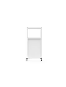 MRI-Safe Mobile Leaded Aluminum Barrier with 30″ x 24″ Window