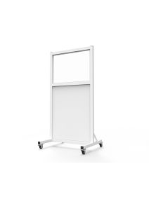 Mobile Leaded Barrier with 36” x 24” Window