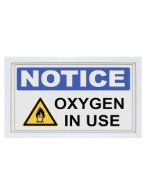 Notice Oxygen In Use LED Sign