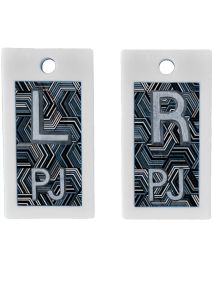 Plastic Markers 1/2" L&R (Geometric Grunge)