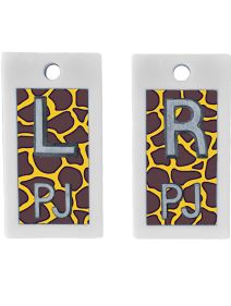 Plastic Markers 1/2" L&R (Giraffe)