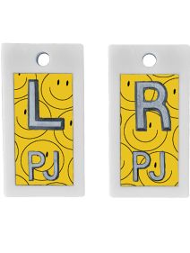 Plastic Markers 1/2" L&R (Smileys)