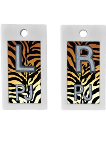 Plastic Markers 1/2" L&R (Tiger)
