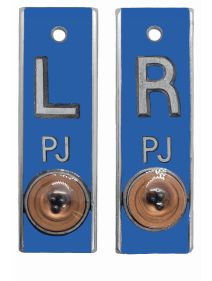 Position Markers 1/2" L&R (Azure Blue Solid)