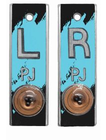 Position Markers 1/2" L&R (Black Blue)