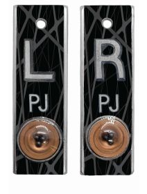 Position Markers 1/2" L&R (Black Gray)
