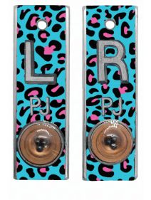 Position Markers 1/2" L&R (Leopard Teal)