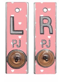 Position Markers 1/2" L&R (Pink Hearts)