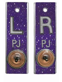 Position Markers 1/2" L&R (Purple Glitter)