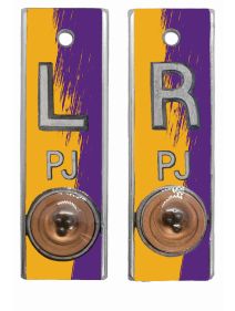 Position Markers 1/2" L&R (Purple Gold)