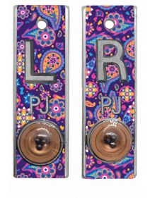 Position Markers 1/2" L&R (Purple Paisley)
