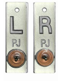 Position Markers 1/2" L&R (Silver Metallic)