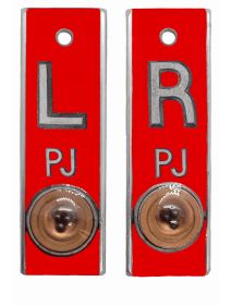 Position Markers 1/2" L&R (Bright Red Standard)
