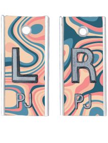 Alum Markers 1/2" L&R (Abstract Swirls)