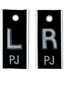  Alum Markers 1/2" L&R (Black Solid)