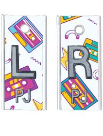 Alum Markers 1/2" L&R (Cassettes)