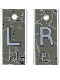 Alum Markers 1/2" L&R (Cracked)