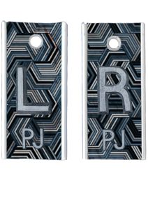 Alum Markers 1/2" L&R (Geometric Grunge)