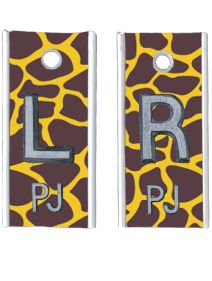 Alum Markers 1/2" L&R (Giraffe)