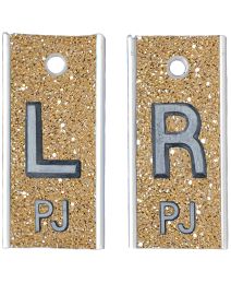  Alum Markers 1/2" L&R (Gold Glitz Glitter)
