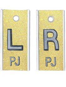  Alum Markers 1/2" L&R (Lemon Crush Glitter)