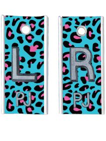 Alum Markers 1/2" L&R (Leopard Teal)
