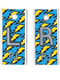 Alum Markers 1/2" L&R (Lightning)