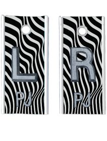 Alum Markers 1/2" L&R (Optical Illusion)