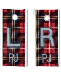 Alum Markers 1/2" L&R (Plaid)