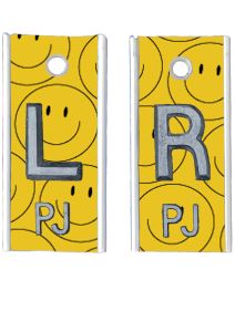 Alum Markers 1/2" L&R (Smileys)