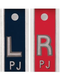 Aluminum X-Ray Markers Red-Blue Standard