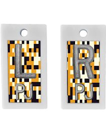 Plastic Markers 5/8" L&R (8-Bit)