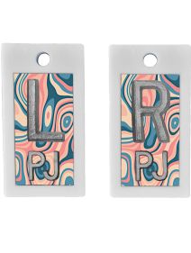 Plastic Markers 5/8" L&R (Abstract Swirl)
