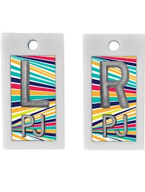 Plastic Markers 5/8" L&R (ColorStripes)