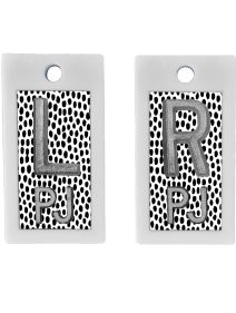 Plastic Markers 5/8" L&R (Dot Texture)