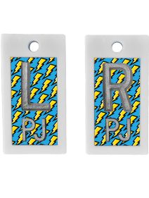 Plastic Markers 5/8" L&R (Lightning)