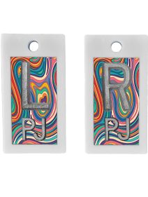 Plastic Markers 5/8" L&R (Psychedelic)